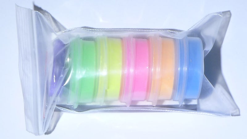 Art 'N Glow Fluorescent 5 Color Pack Glow in The Dark Pigment Powder - 12g Each, 60g Totalâ€¦ - Image 4